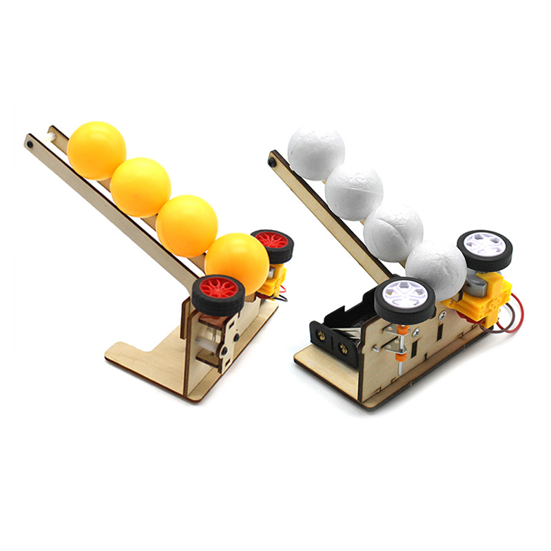 Science Toys Diy - Perangkat Pelontar Bola Otomatis untuk Siswa,