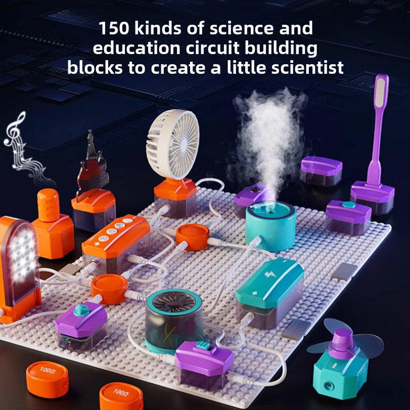 Percobaan Sirkuit Blok Banguna - Science Toys Diy ulasan dan harga