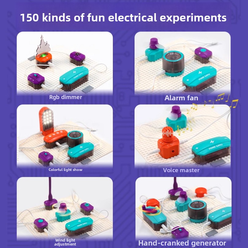 Percobaan Sirkuit Blok Banguna - Science Toys Diy ulasan dan harga