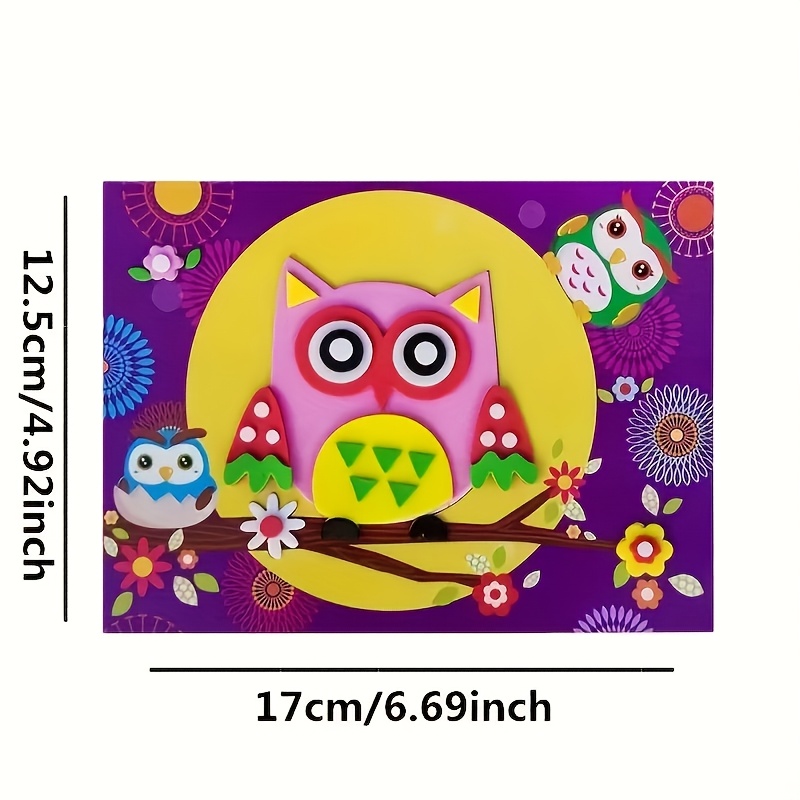 Stiker 3D Anak-anak, 10 Lembar - Science Toys Diy ulasan dan harga