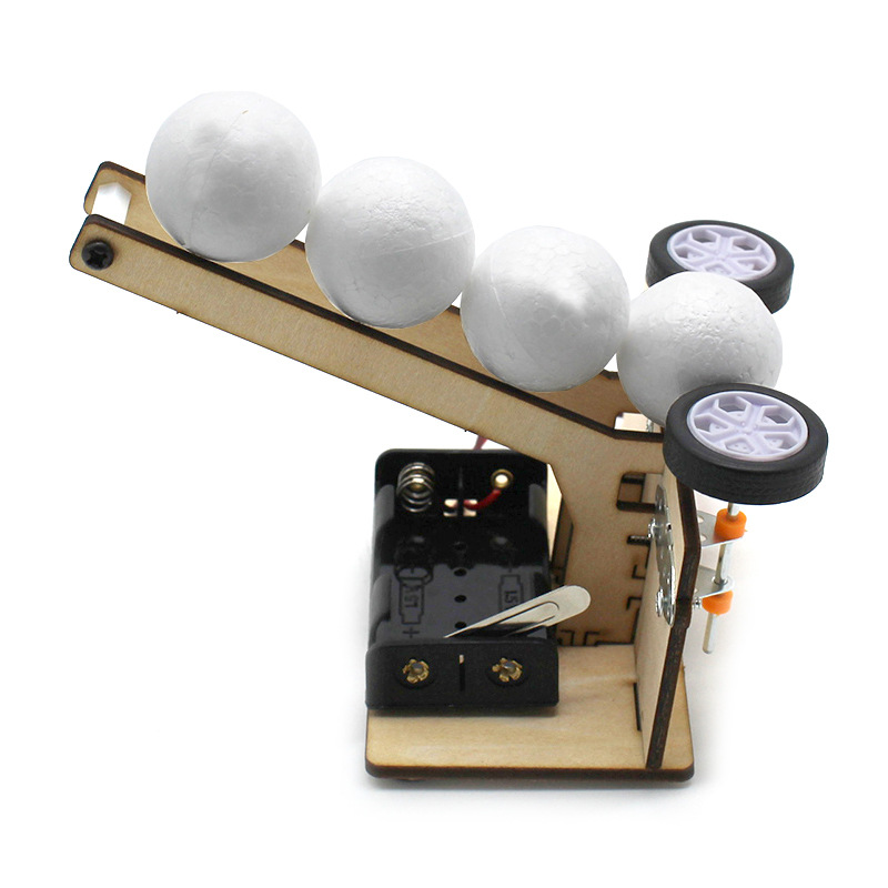 Perangkat Pelontar Bola Otomat - Science Toys Diy ulasan dan harga