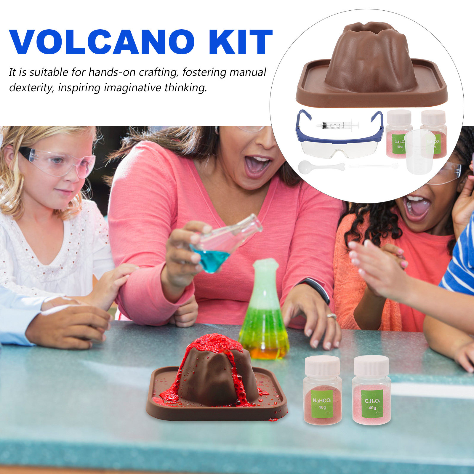 1 Set Kit Sains Percobaan Letu - Volcano Kit Eruption ulasan dan harga