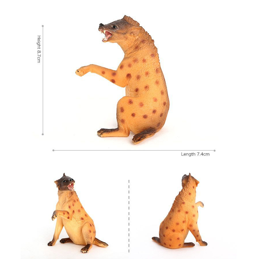 Hyena satwa liar plastik reali - Science Toys Diy ulasan dan harga