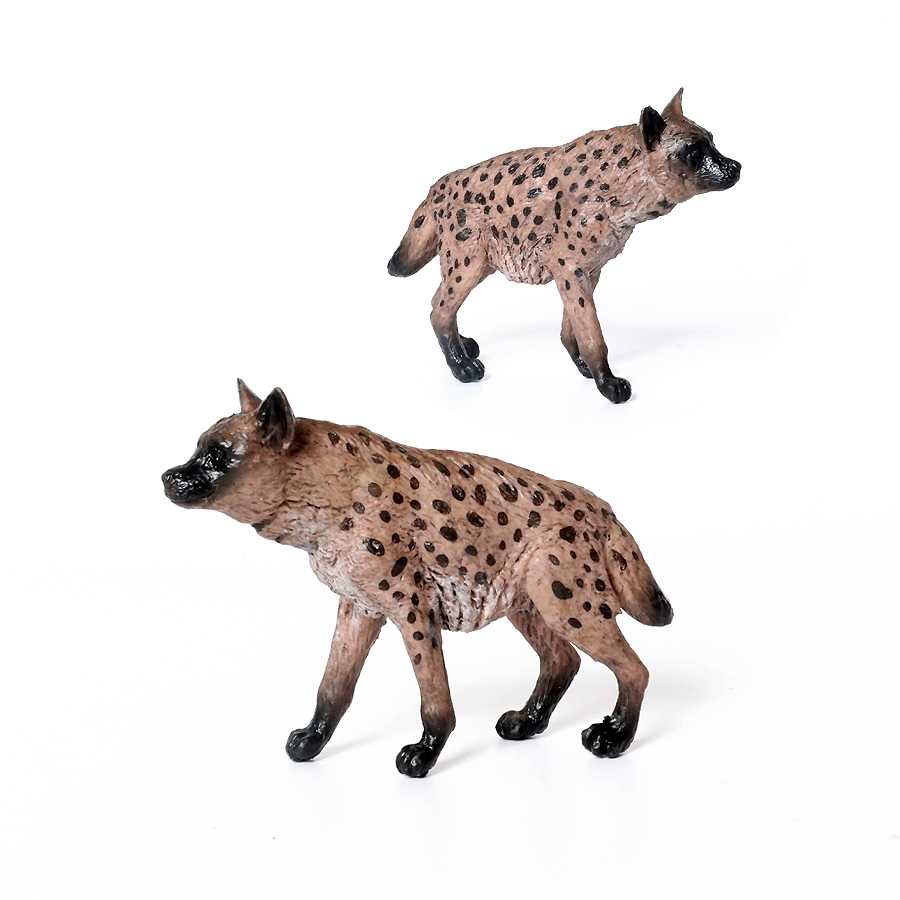 Hyena satwa liar plastik reali - Science Toys Diy ulasan dan harga