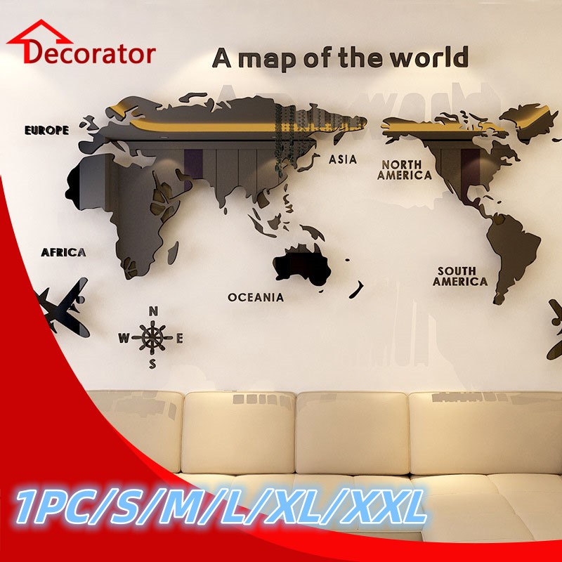 Dekal dinding 3D akrilik peta  - Star Map Poster ulasan dan harga