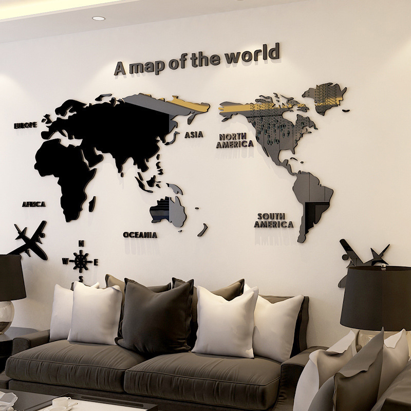 Dekal dinding 3D akrilik peta  - Star Map Poster ulasan dan harga